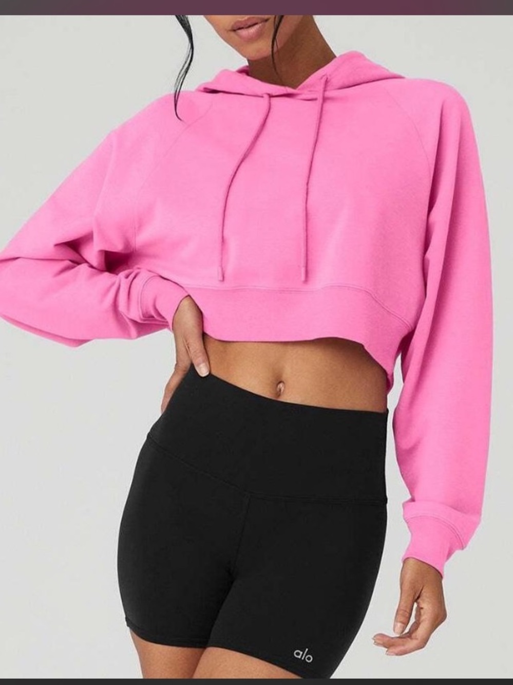 ALO Yoga Cropped Hoodie